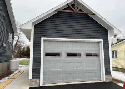 custom built one car garage