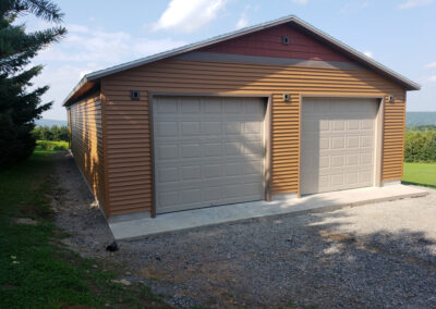 two car garage