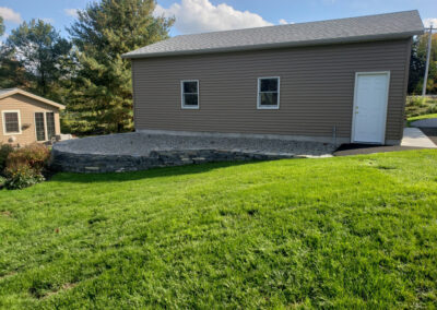 garage shed with windows