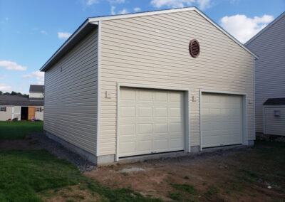 two car garage